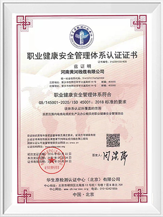 Occupational Health & Safety — ISO 45001:2018 / GB/T 45001-2020